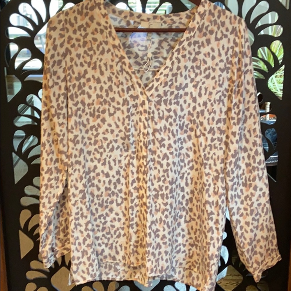 Joie silk blouse size small